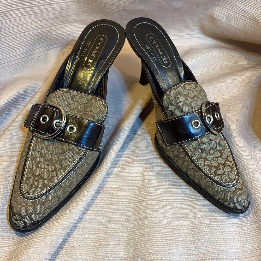 Coach Vintage almost NEW made in Italy mules - Picture 15 of 15